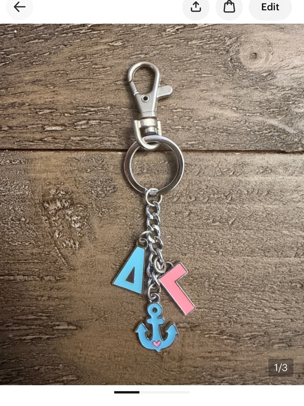 Relisted DG key chain